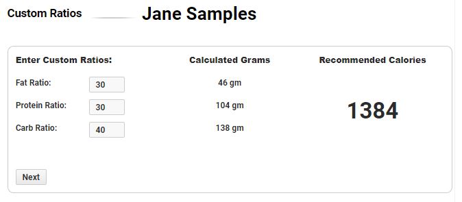 screenshot of DietMaster Pro